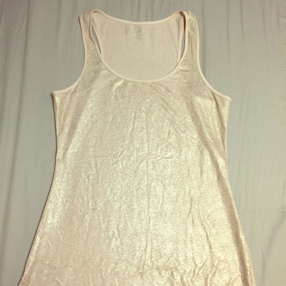 Brand new gold tank top from Maurices